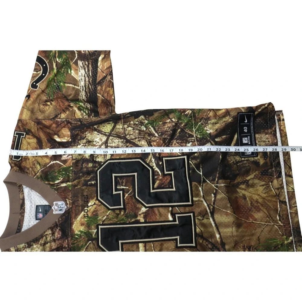 Nike NFL Indianapolis Colts Andrew Luck 12 Camo Jersey ON FIELD Mens 40 Realtree